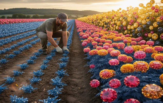 TASKEY A Tree of Time, Patience, and Integrity - Where Your Hard Work Blossoms into Precious Flowers