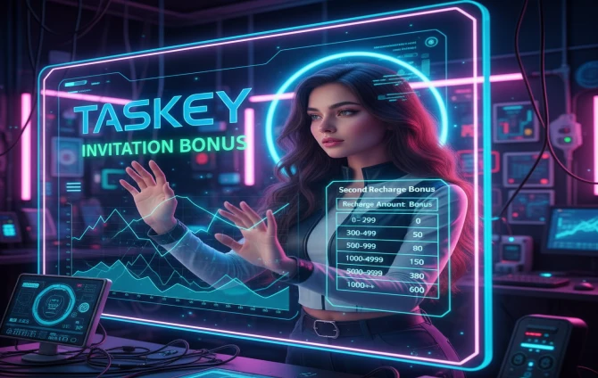 Get Rewarded Claim Your TASKEY Second Recharge Bonus Now!